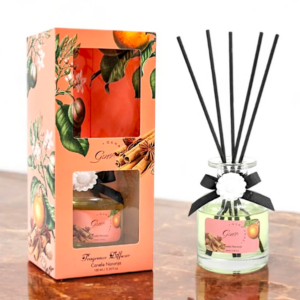 Mikado déco Fleur Céramique 100 ml senteur Cannelle Orange